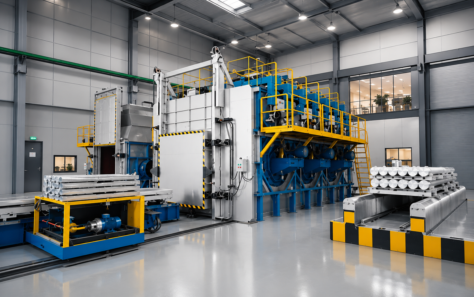 Aluminum rod homogenizing furnace